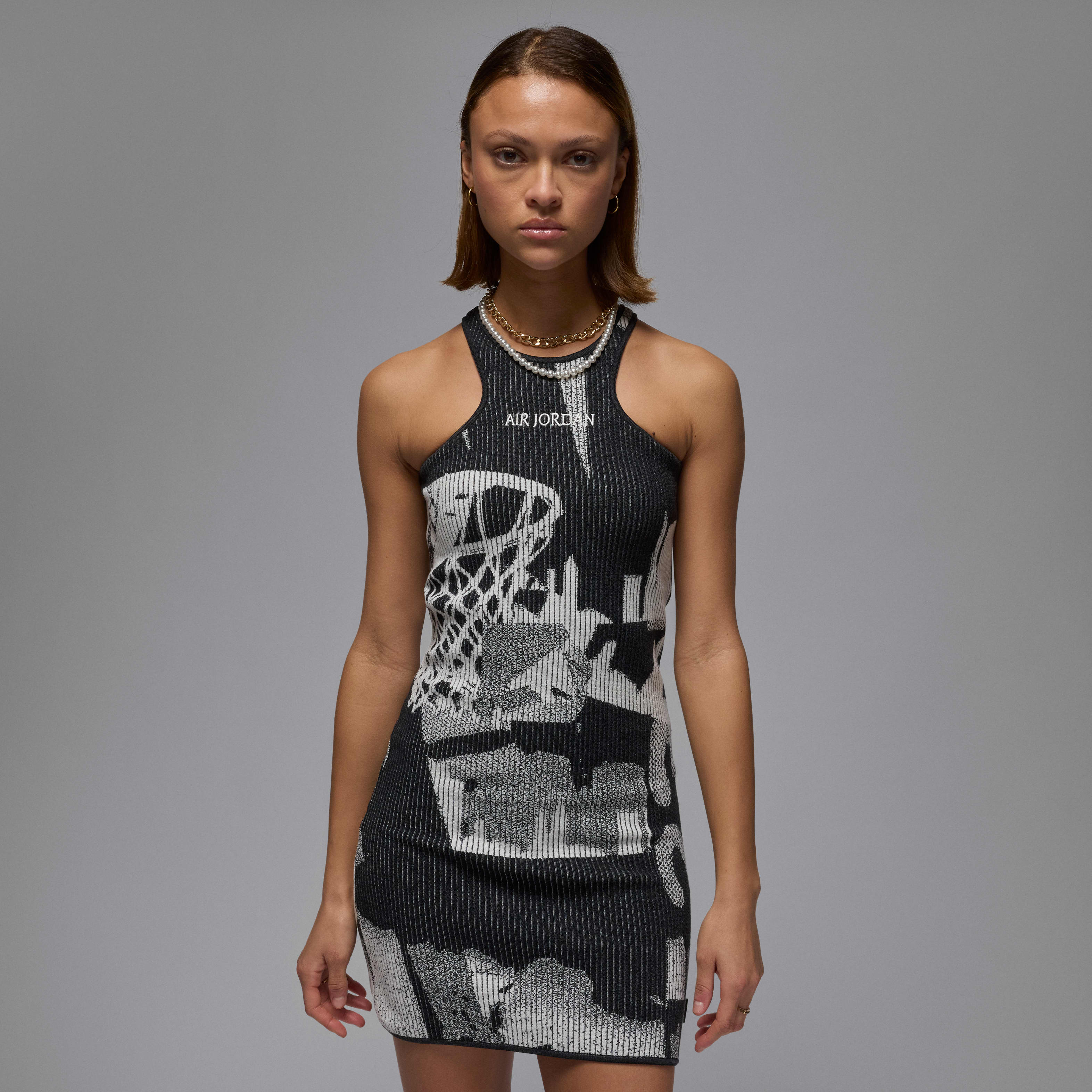Nike ニットワンピース Jordan Long-Sleeve Knit Dress JORDAN BRAND AS W J LS KNIT DRESS / ジョーダン ブランド